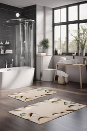 Mijölnir Juego de alfombrillas de baño CT-5371 de 2 piezas Multicolor